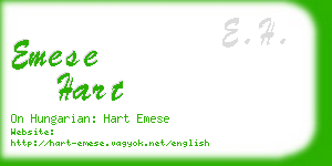 emese hart business card